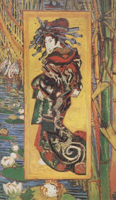 Vincent Van Gogh Japonaiserie:Oiran (nn04) Germany oil painting art